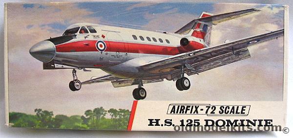 Airfix 1/72 HS 125 Dominie - (DH-125 HS-125  Bae-125) Hawker - Type Three Logo issue, 389 plastic model kit